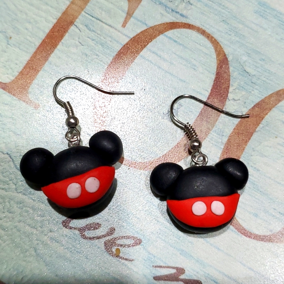 Mickey Mouse Dangle Earring
